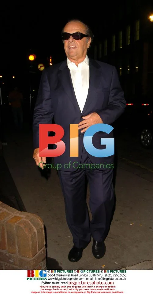 Jack Nicholson and daughter Lorraine leaving restaurant