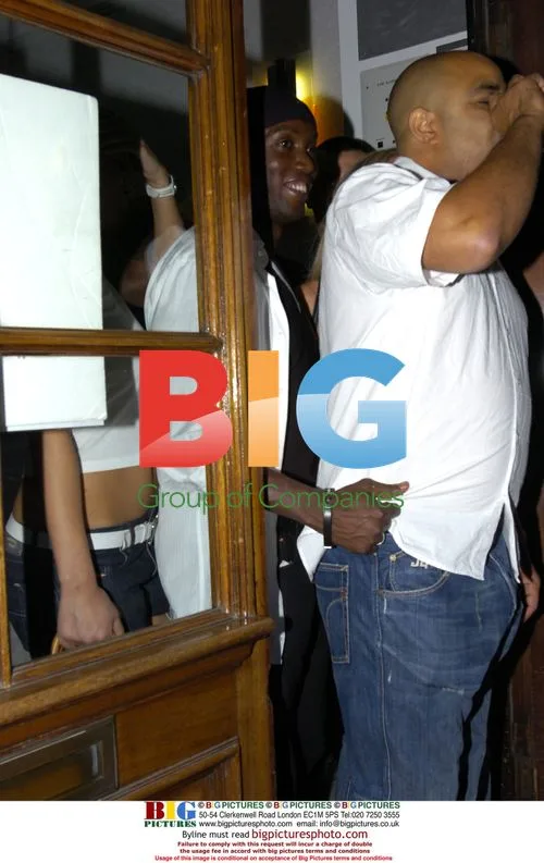 Footballer Dwight York at Funky Buddha club