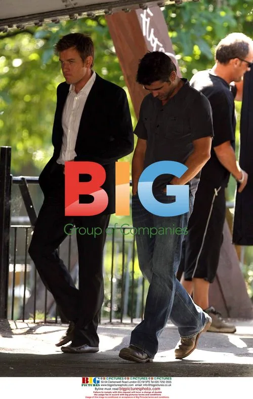 Colin Farrell and Ewan McGregor on Woody Allen film set