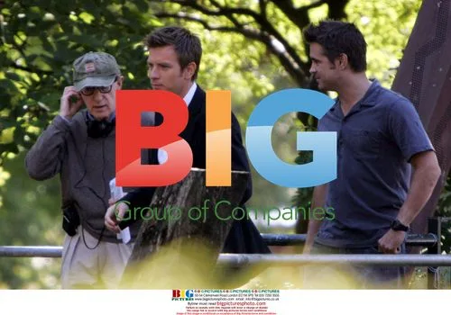 Colin Farrell and Ewan McGregor on Woody Allen film set