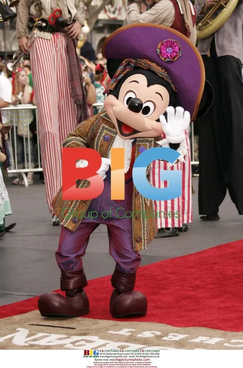 Mickey Mouse at 'Pirates' Premiere