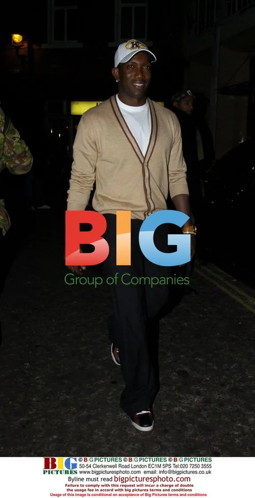 Footballer Dwight York at Movida club in London