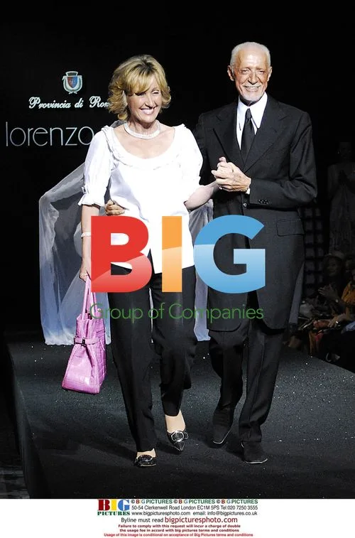 Lorenzo Riva and Lana Marks on Catwalk