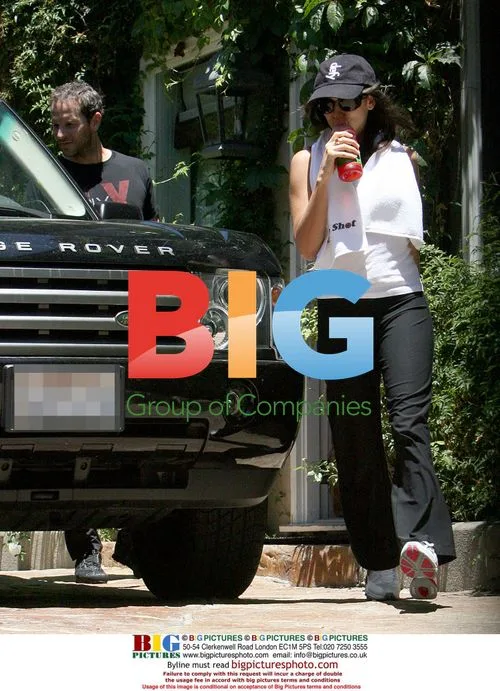 Penelope Cruz with Gatorade after Workout