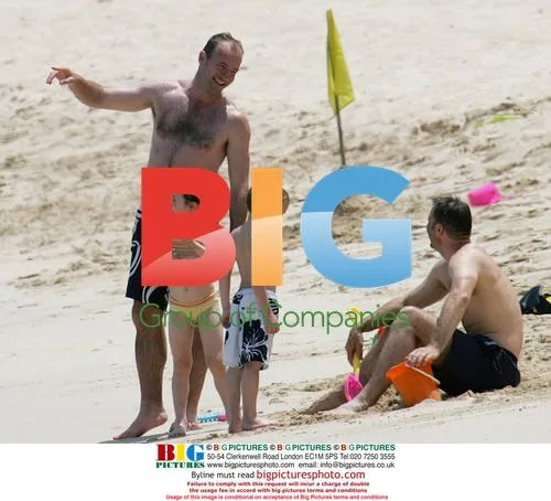 Alan Shearer Enjoys Family Holiday in Barbados