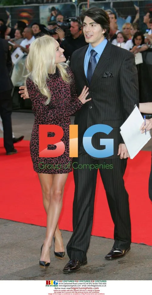 Kate Bosworth and Brandon Routh at Superman Returns Premiere