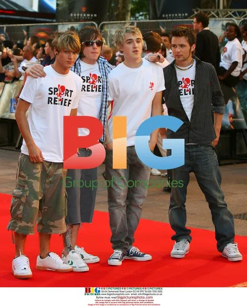Boyband McFly Arrive at UK 'Superman Returns' Premiere