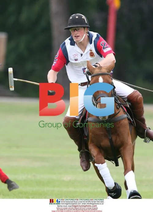 Princes William and Harry Play Polo at Sandhurst