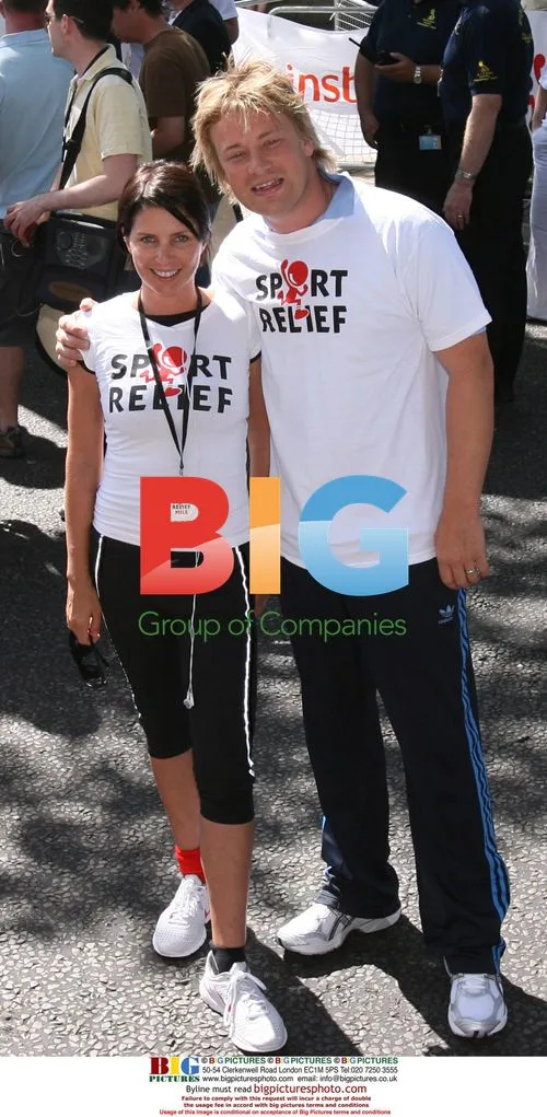 Celebrities Run at Sport Relief Mile