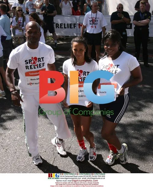 Celebrities at Sport Relief Mile