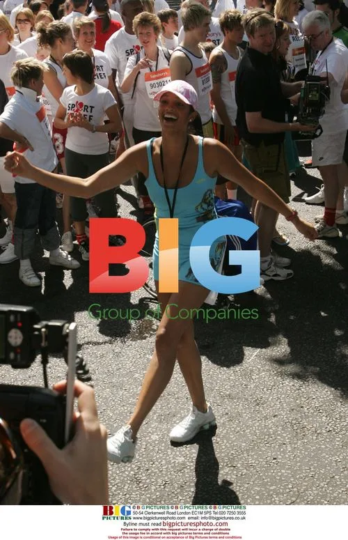 Celebrities at Sport Relief Mile