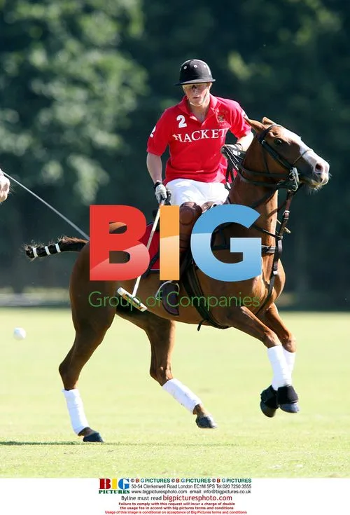 Prince William Playing Polo with Family
