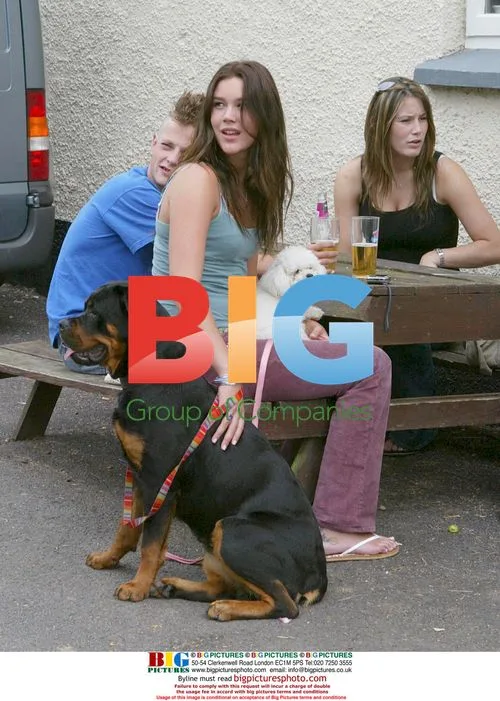 Joss Stone walks her dogs