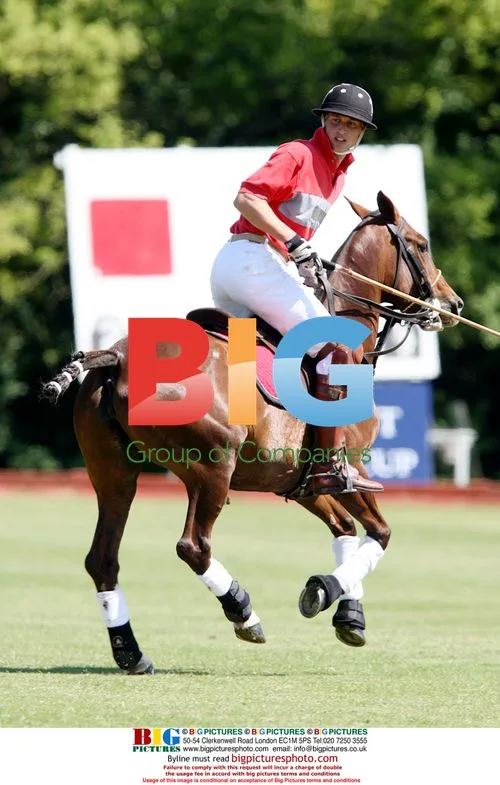 Prince William playing polo with Prince Harry and Zara Phillips