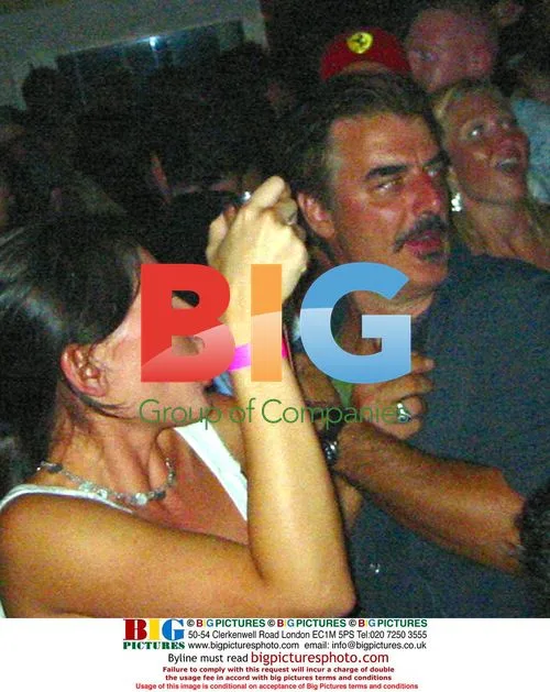 Chris Noth Parties at Pink Elephant Nightclub