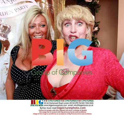 Lea from BB7 and Faith Brown at Vin Val Loire launch