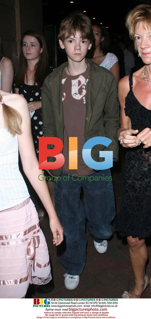 Thomas Sangster at 'Stormbreaker' after party