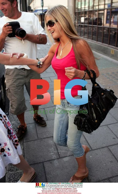 Nikki Grahame arrives at Radio One studios