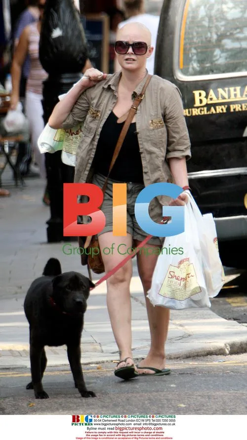 Gail Porter enjoys outing with daughter and dog