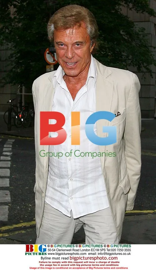 Lionel Blair at the Ivy restaurant in London