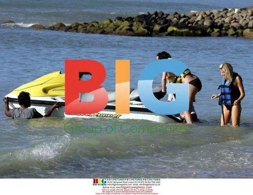 Sophie Howard and Charlotte Marshall Jetski in France