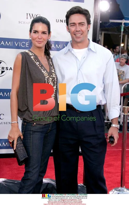 Angie Harmon & Jason Sehorn at 'Miami Vice' Premiere