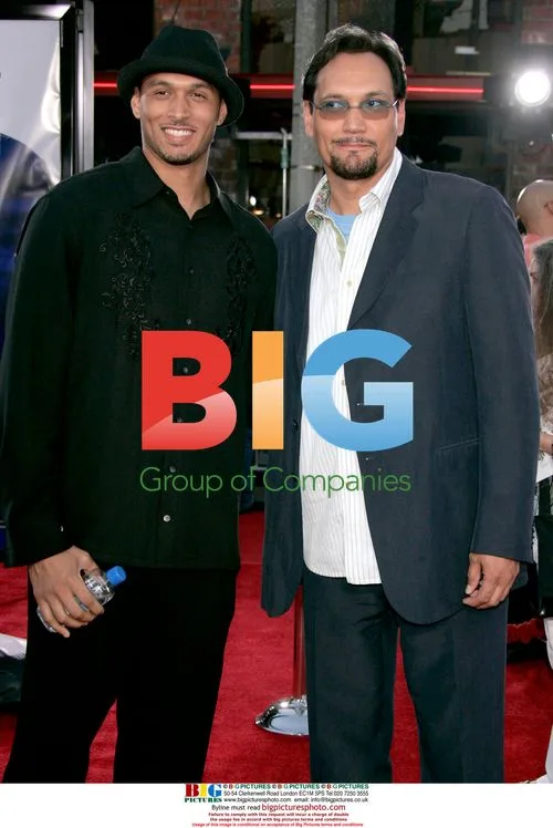 Jimmy Smits & Son at 'Miami Vice' Premiere