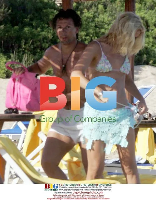 Valeria Mazza and husband in Porto Cervo