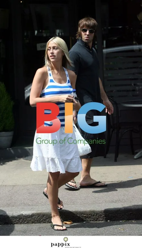 Liam Gallagher and Nicole Appleton in London