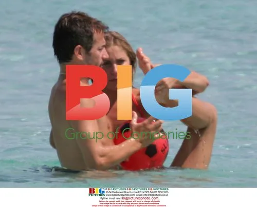 Naomi Campbell's ex Max Biaggi on holiday