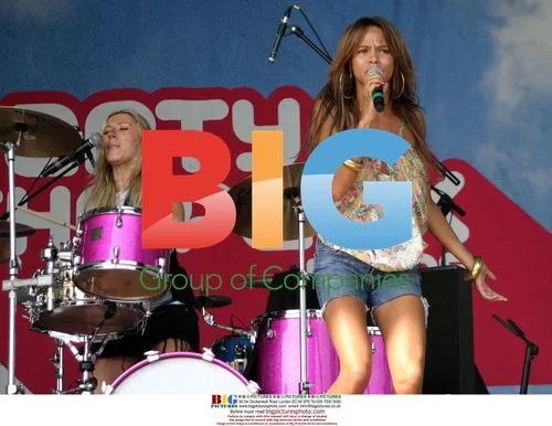 FRANK on stage at Radio Aire Party In The Park