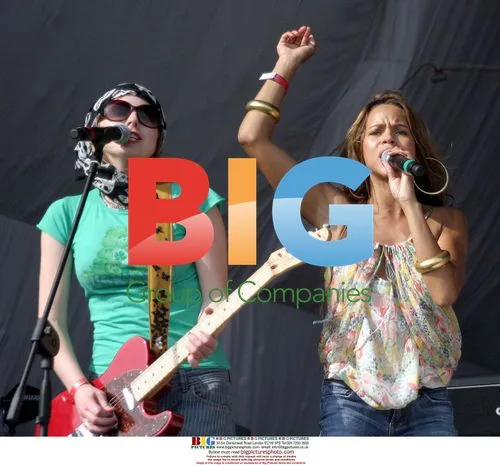 BRYONY AFFERSON & LAUREN BLAKE of FRANK at Radio Aire Party