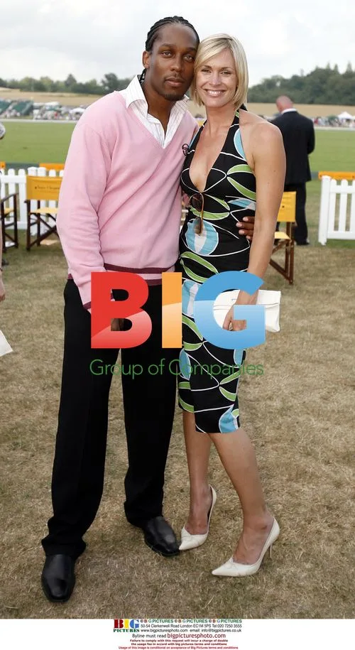 Lemar and Jenni Falconer at Veuve Clicquot Gold Cup