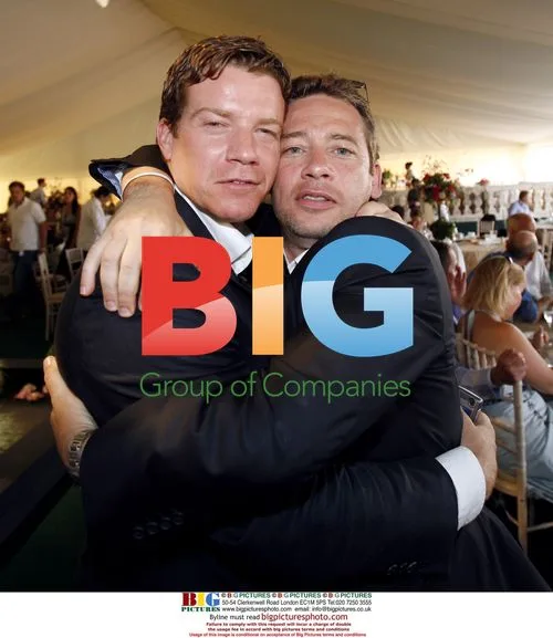 Actors Max Beesley & Dexter Fletcher at Veuve Clicquot Gold Cup