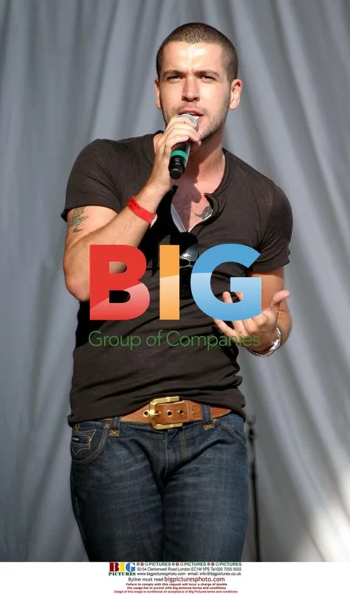 Shayne Ward performs at Radio Aire Party In The Park