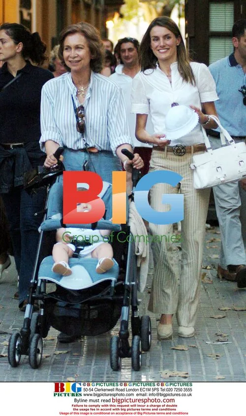 Queen Sofia, Princess Letizia and Princess Leonor shopping in Palma