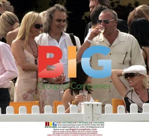 Ray Winstone and Tamzin Outhwaite at Veuve Clicquot Gold Cup