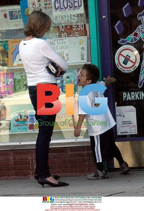 Diane Keaton and son Duke disappointed by closed toy store