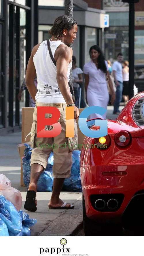 Didier Drogba spotted out in London