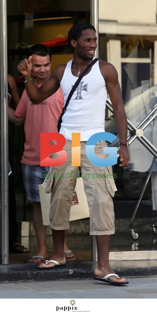Didier Drogba out shopping in London