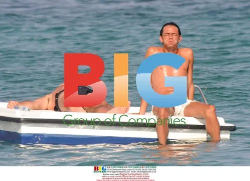 Pippo Inzaghi on Holiday in Sardinia