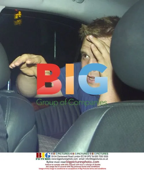 Daniel Bedingfield leaving Children in Need party