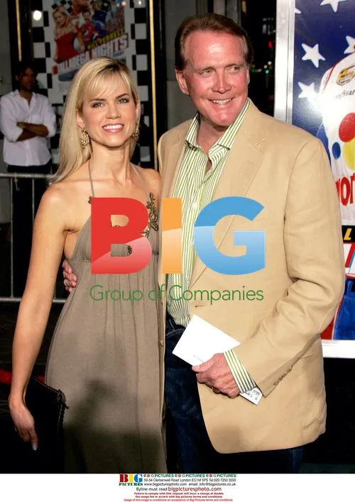 Lee Majors and wife at Talladega Nights premiere