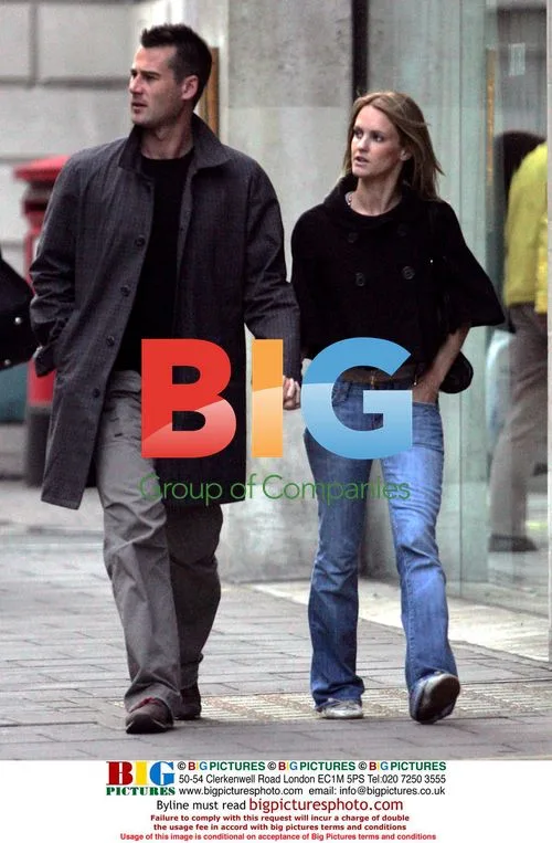 Tim Vincent and girlfriend in North London