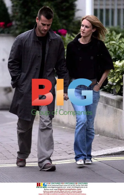 Tim Vincent and girlfriend in North London