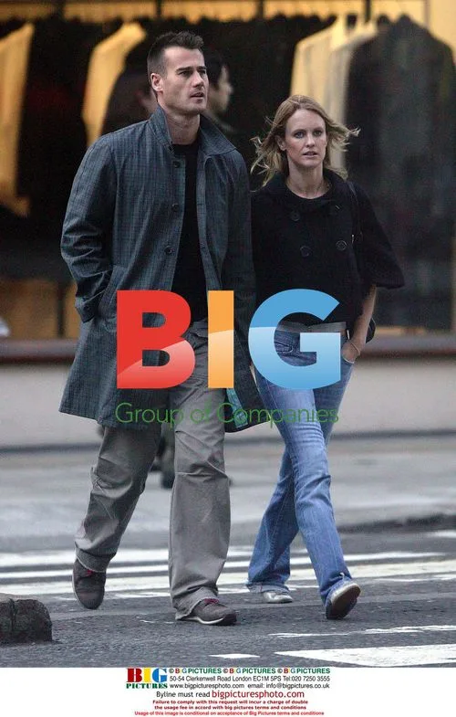 Tim Vincent and girlfriend in North London