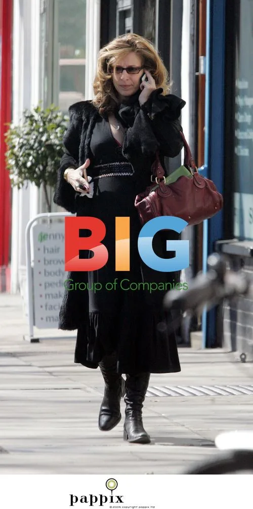 Actress Tracy Ann Oberman out shopping in London