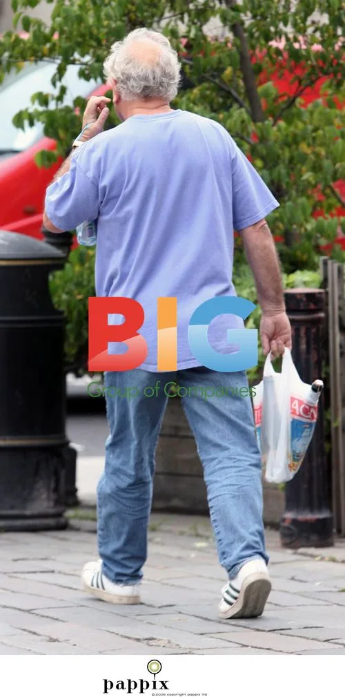 Producer Paul Freeman shopping in Camden