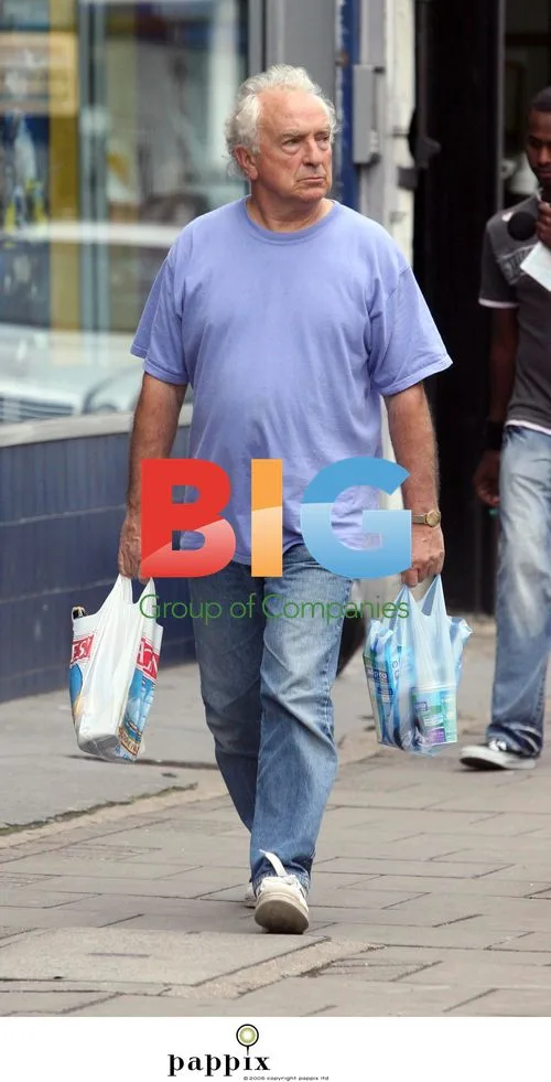 Producer Paul Freeman Shopping in London