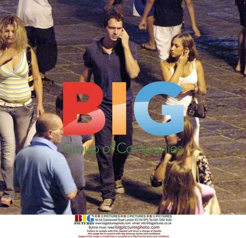 Claudio Santamaria and Delfina Fendi in Ponza, Italy